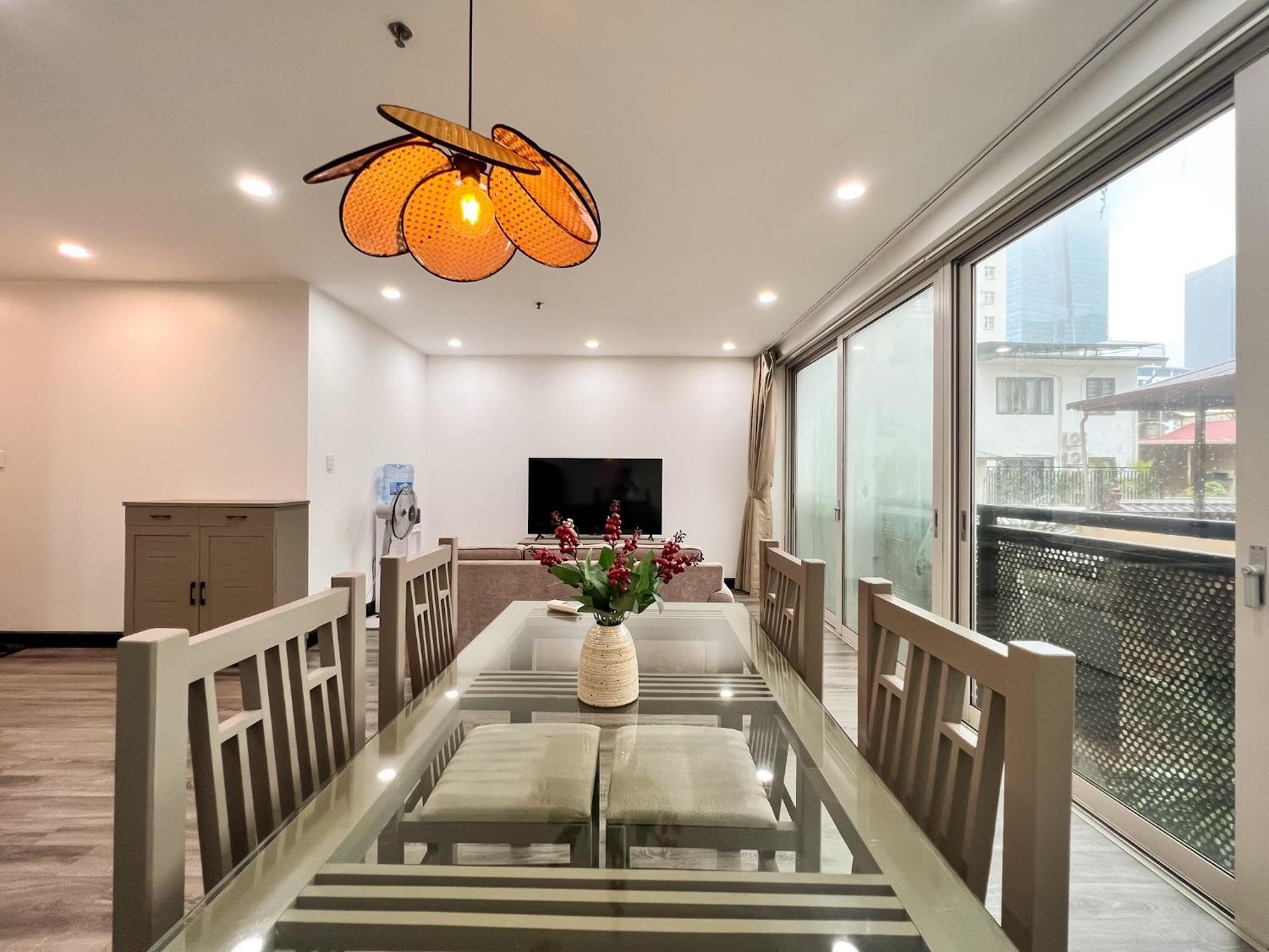 Aparthotel Nine Housing Kim Ma Hanoi Exterior foto